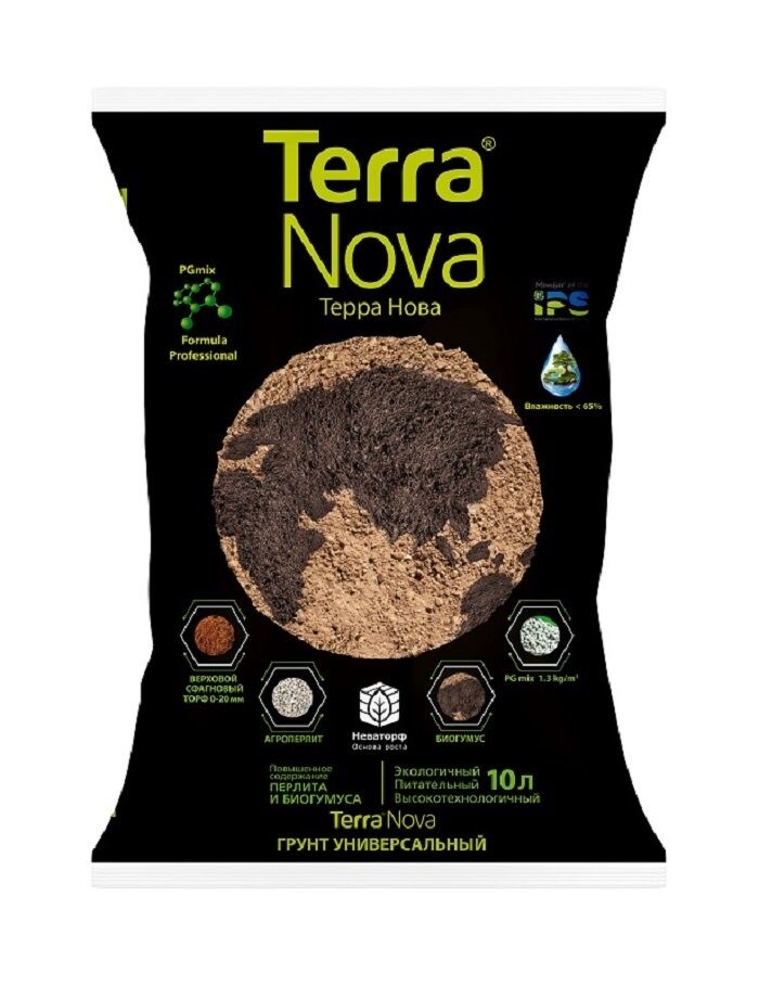 В продаже ПИТАТЕЛЬНЫЙ ГРУНТ TERRA NOVA